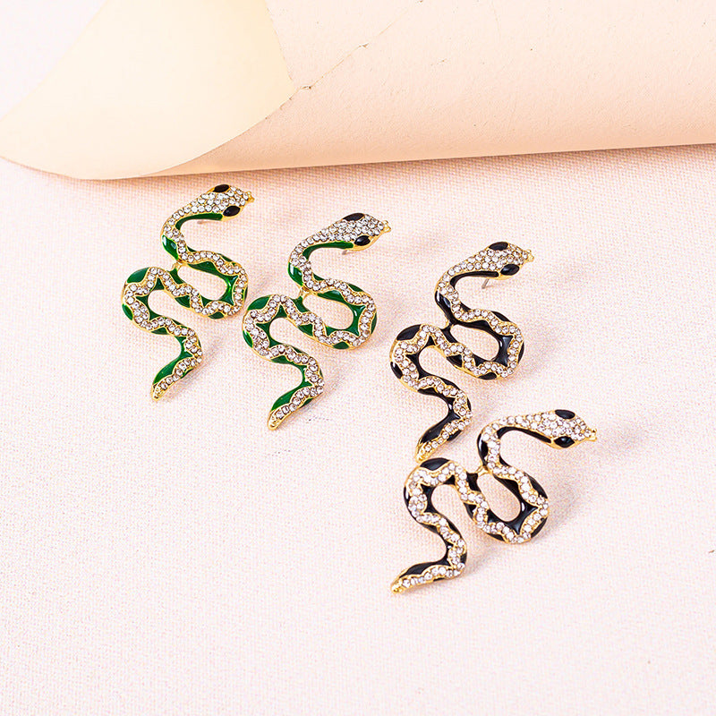 Alloy Diamond Earrings