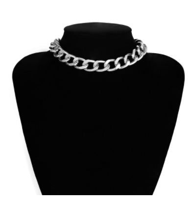 Quality Punk Simulated Pearl Necklace