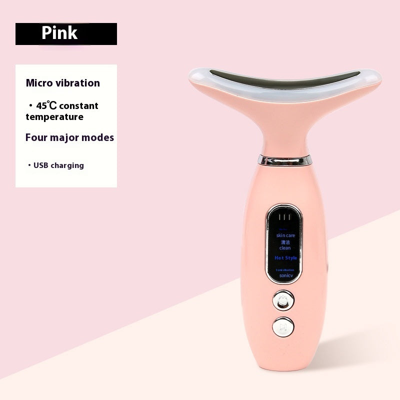 Neck Charging Color Light V Face Massage Instrument