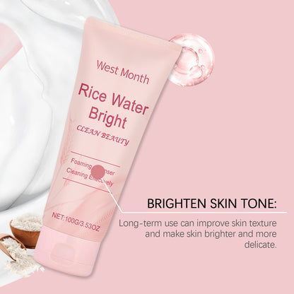 WEST MONTH Rice Facial Cleanser