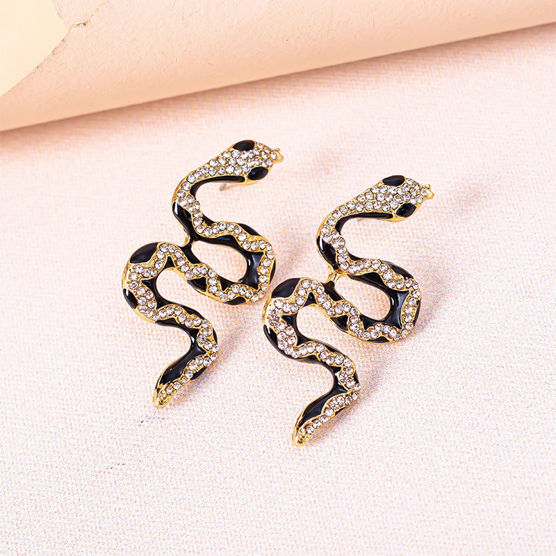 Alloy Diamond Earrings