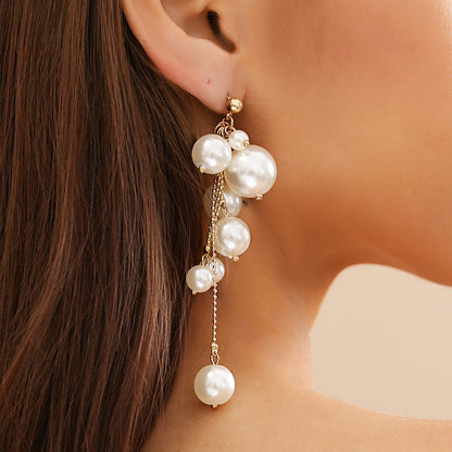 Pearl Tassel Earrings