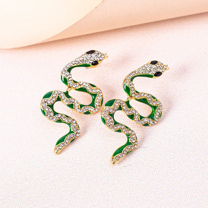 Alloy Diamond Earrings