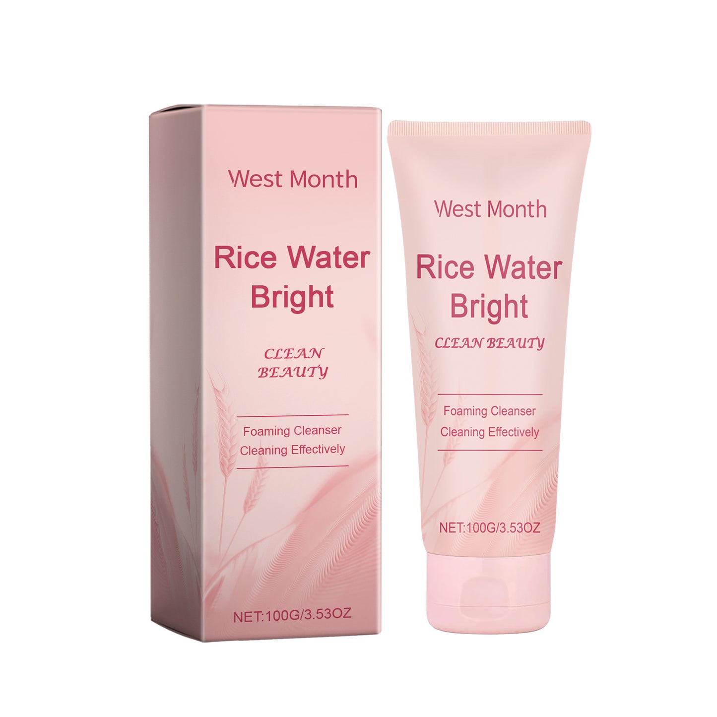 WEST MONTH Rice Facial Cleanser