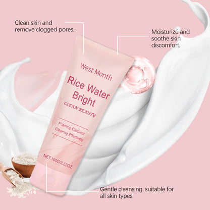 WEST MONTH Rice Facial Cleanser