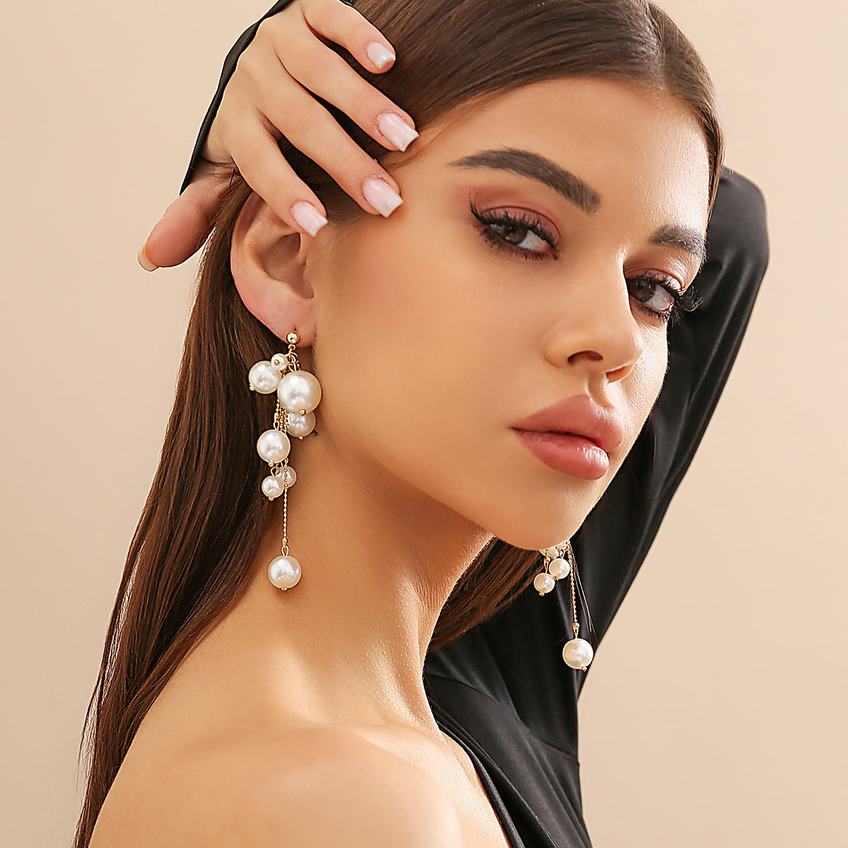 Pearl Tassel Earrings