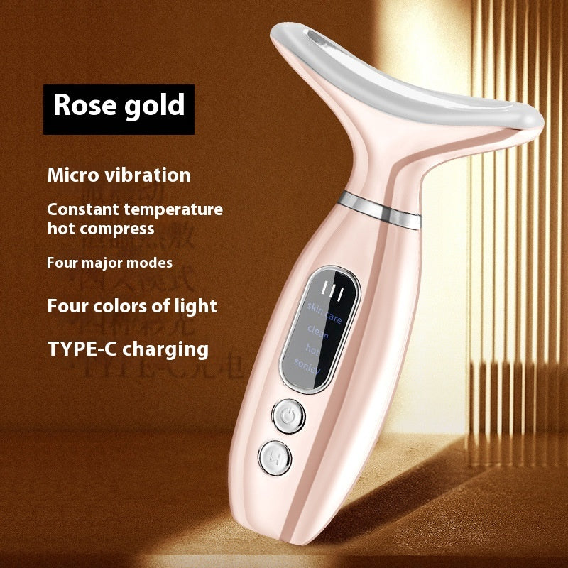 Neck Charging Color Light V Face Massage Instrument